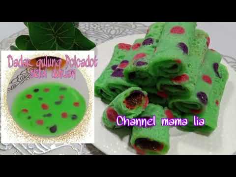 Bahan Dapur Dadar gulung polkadot selai durian||gampang dan enak Yang Sangat Enak