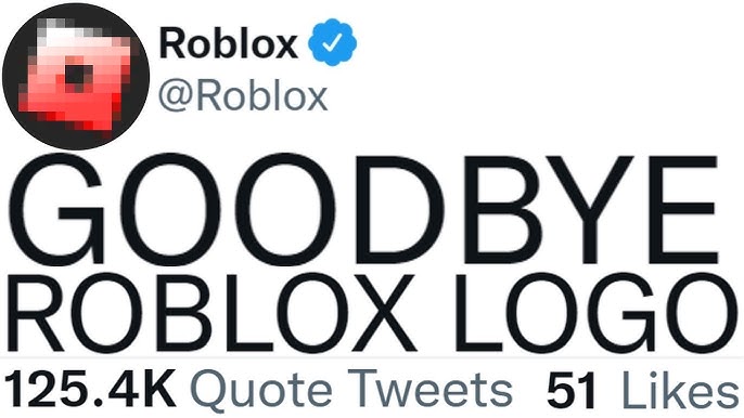 Roblox Is CHANGING THEIR LOGO (Its BAD) 