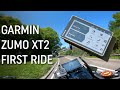 Garmin Zumo XT2 first impressions &amp; VLOG