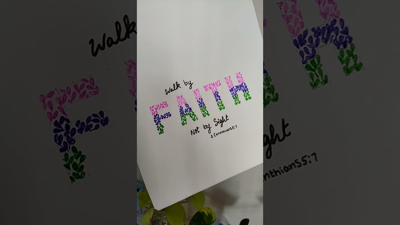 Bible Verses Painting DIY watch in BLESSING ART 