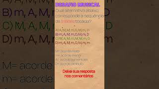 Desafio tríades #8 - Qual alternativa é a sequência tocada? #musicchallenge #desafiomusical