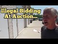 ILLEGAL BIDDING On Abandoned Storage Units At Locker Auction By Facility Owner / Real Storage Wars