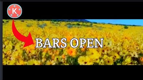 How to make black bars open cinematic effect in Kinemaster || Kinemaster tutorial || 50 Creators