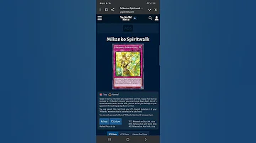 شرح بطاقات يوغي يو فخ Mikanko Spiritwalk 
