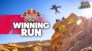 Brandon Semenuk Makes Red Bull Rampage History Once Again | Winning Run 2021