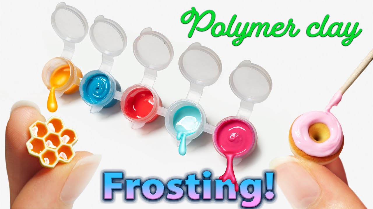 How to make liquid polymer clay. Polymer clay Frosting/Icing