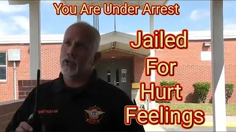 Jailed For Hurt Feelings Epic First Amendment Audit Fail #1stamendmentaudit