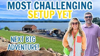 RVING TO TENNESSEE | THE MOST CHALLENGING SETUP WE'VE EVER HAD | OUR NEXT BIG ADVENTURE IN THE RV