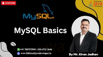 SQL Basics | Learn with Mr. Kiran Jadhav