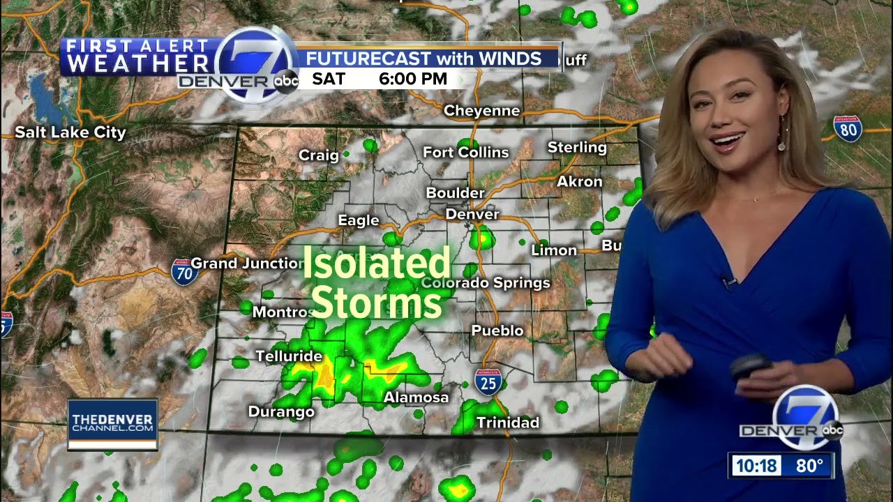 Hot and mainly dry for Denver through the weekend. - YouTube