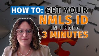 How to get your NMLS ID Number in less than 3 minutes! | MLO | NMLS | New Mortgage Originator