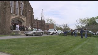 Late Youngstown priest remembered with drive-by ceremony