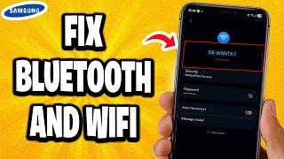 How To Fix Bluetooth & WiFi Not Working On Samsung Phone (Best Method)