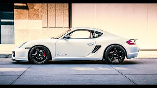 Video thumbnail of "2006 Porsche Cayman S Frost White Wrap"