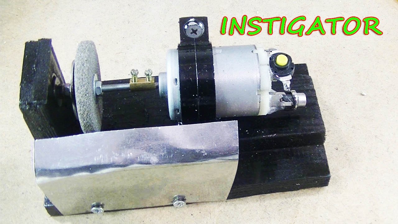 How to make a grinding machine . DIY/ TRAINING ( 2) - YouTube