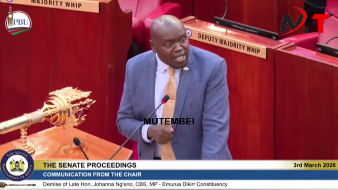 Senator Cherargei Shed Tears in Senate as he Narrates How MP Ng'eno died Painfully!
