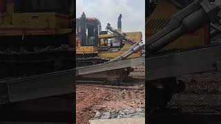 Bulldozer Machine Work in Progress #machine #bulldozer #dozer #coalmining #chp#mining #work #yt#jcb