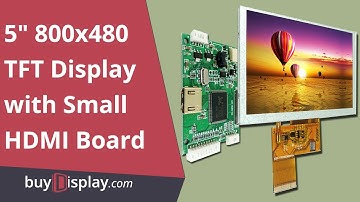 How to Connect 5 inch TFT LCD Display 480x272 w/Touch Screen to HDMI Board/Raspberry Pi