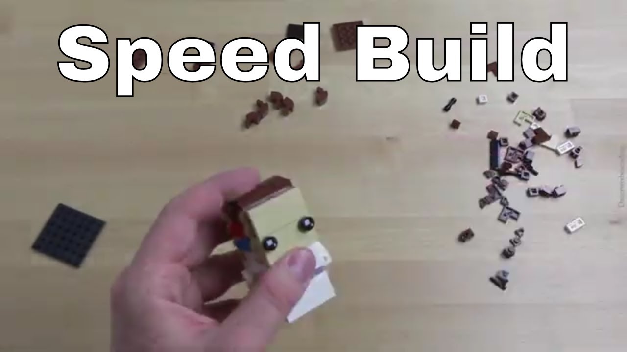 Speed-Build: LEGO® 41628 Star Wars™ BrickHeadz™ Prinzessin Leia Organa™ • Aufbau im Schnelldurchgang