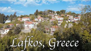 Lafkos, the most beautiful village in Pilion, Greece