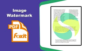 How to make an image watermark in a pdf file in Foxit PDF Editor screenshot 5