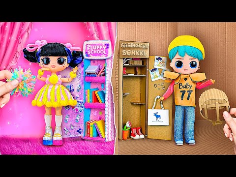 K-pop Demon Hunters-style DIY! 10 cardboard and fluffy crafts for dolls