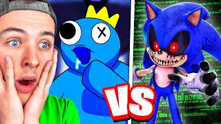 SONIC.exe vs RAINBOW FRIENDS! (Anime Animation)