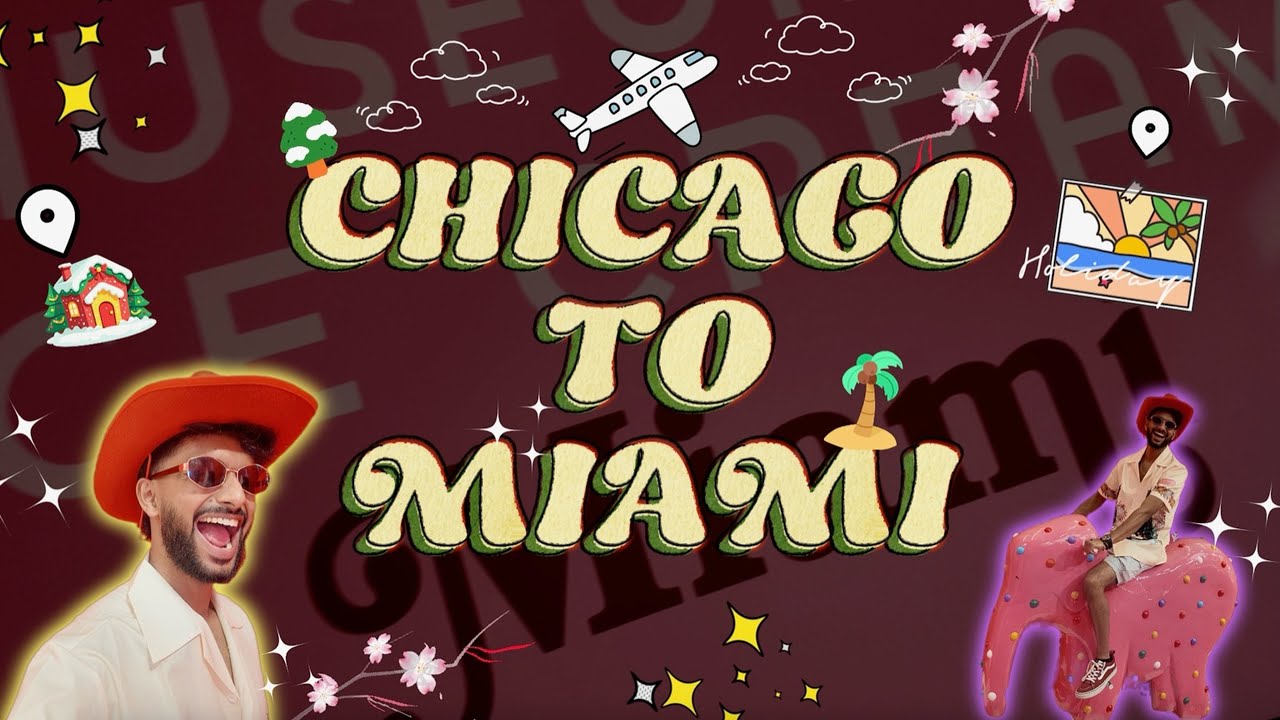 చికాగో TO MIAMI | DAY 1| MUSEUM OF ICE CREAM | USA | INDIAN
