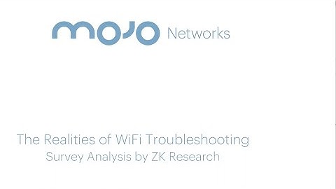 The Realities of WiFi Troubleshooting