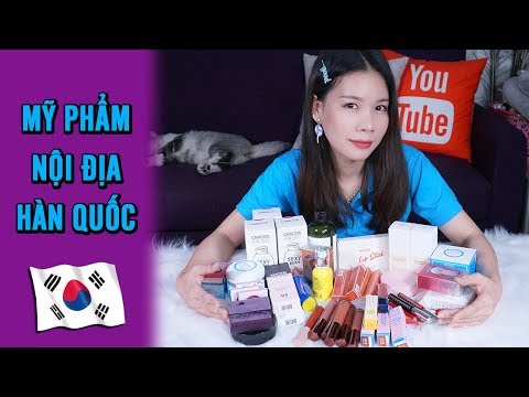 Video Mua mỹ phẩm nội địa Hàn Quốc online ở Việt Nam unbox... - youtube