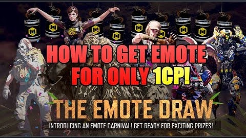 How to get emote for only 1CP! | The Emote Draw | Call of Duty: Mobile