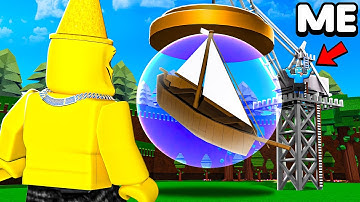 Stealing My Friend’s Boat To CHEAT in Build A Boat