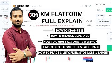 Xm Forex Trading Platform Complete Tutorial 🔥 How to take trade | IB change process