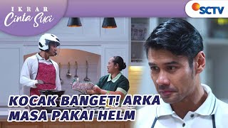Demi Buat Kejutan Untuk Alika, Arka Rela Masak Pakai Helm | Ikrar Cinta Suci - Episode 45