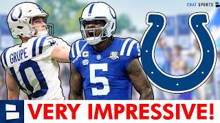IMPRESSIVE Colts Training Camp Performances Ft. Anthony Richardson, Blake Grupe & Justin Walley