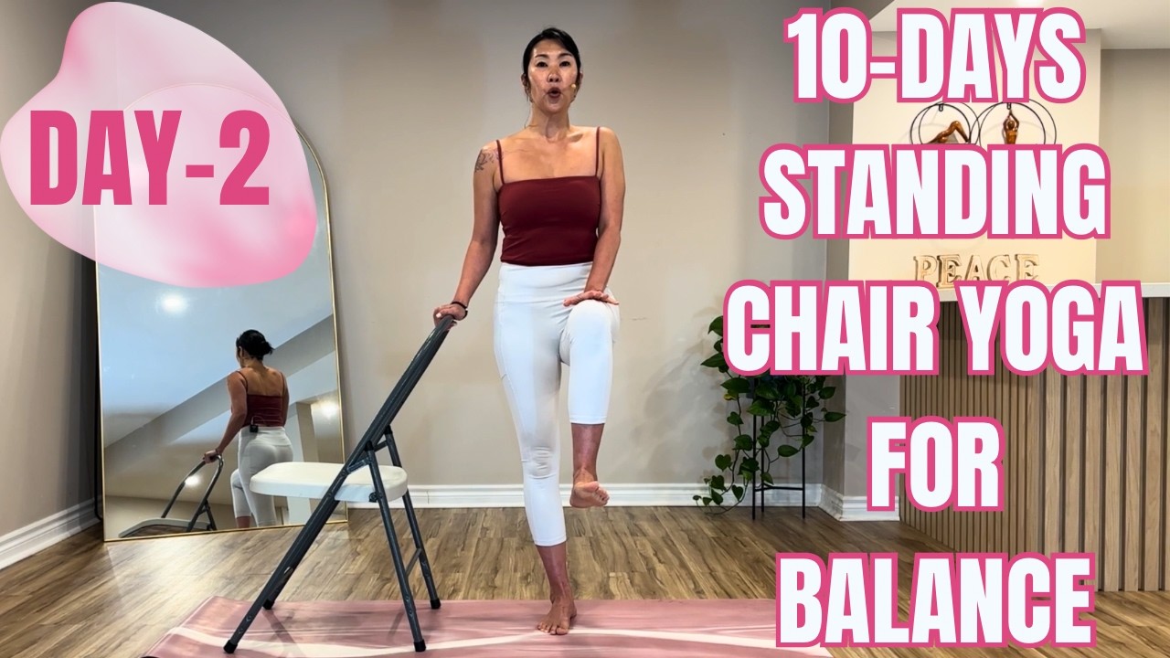 Day 2: Core Awakening | Standing Chair Yoga for Balance