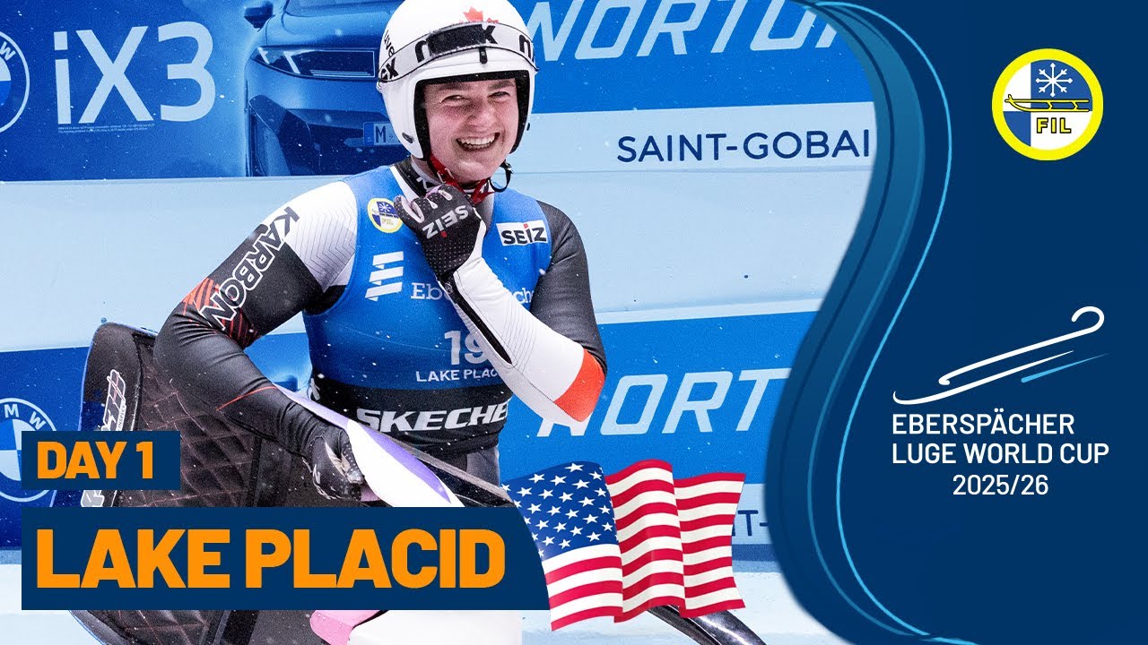 Day 1 in Lake Placid 🇺🇸 EBERSPAECHER Luge World Cup 2025/26
