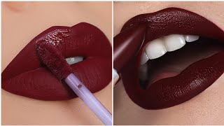 Dark lipstick and lipgloss tutorial and lipstick ideas#tutorial#viral#fashion#bts#youtube
