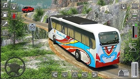 Impossible Hill Bus Driver 3D - Offroad Bus Simulator Game - Android Gameplay #2