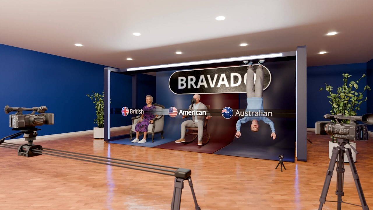 How to say BRAVADO