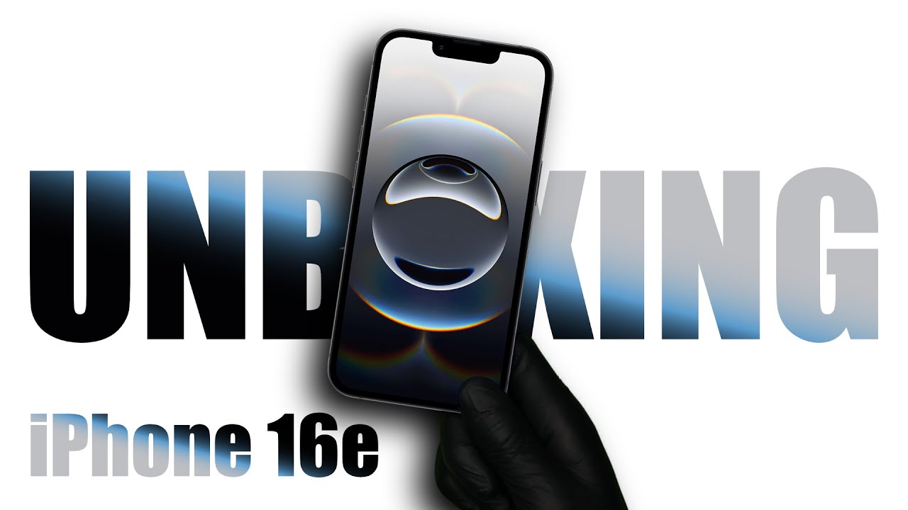 Apple iPhone 16e - ASMR Unboxing