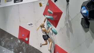 Janja Garnbret Tops W1 Finals Boulder Ifsc Climbing World Championships Seoul 2025