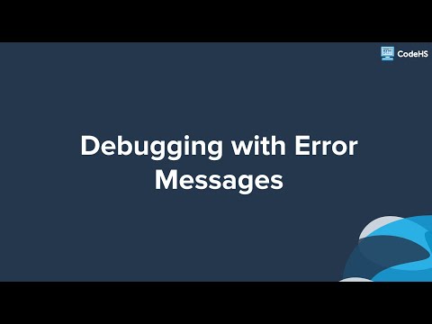 Debugging with Error Messages (Tracy)