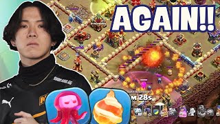 NAVI with FIREBALL trick against GOLDEN TICKET Holders in Clash of Clans
