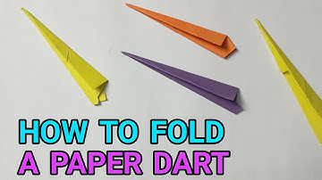 The Best Way to Make Paper Darts 🎯 Unbelievable Throw!
