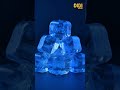 Melting Ice Under Colored Light ❄️✨#shorts #asmr #ai