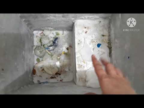 تنظيف الديب فريزر الصندوق حولت الديب فريزر الأفقي لأدراج تنظيم وترتيب بأقل الأمكانيات