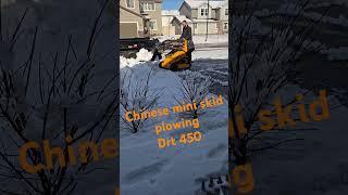 Chinese Mini Skid Plowing Snow