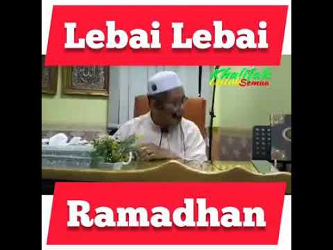 lebai lebai ramadhan- Ustaz Wan Hizam