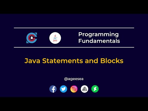 Java Tutorial #6 - Java Fundamentals | Java Statements and Blocks | TAGALOG
